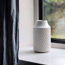 Off White Terrain Ceramic Vase by Biggie Best